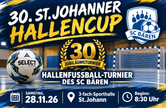 Jubilaeumsturnier-30.-St.-Johanner-Hallencup-des-SC-Baeren Jubilaeumsturnier-30.-St.-Johanner-Hallencup-des-SC-Baeren